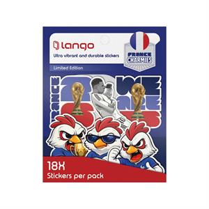 برچسب لانگو سری چارمیز WE ARE طرح فرانسه کدCH-020