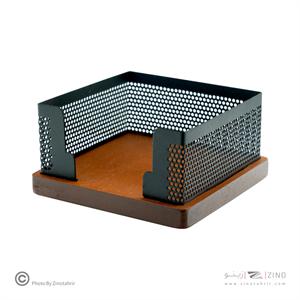جای یادداشت 10*10 چوب وفلز کد102
