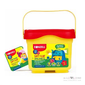 خمیربازی15رنگ سطلی ست جنگل فونزل کد685088