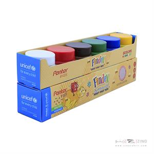 رنگ انگشتی6رنگ(70میل) پنتر کدFP106-6