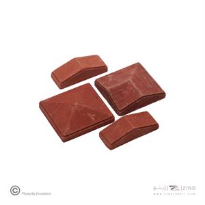 تاج دیواری وسرستون وکنج قرمزمقیاس 1/12 تعداد50عددی اشل 