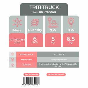 ماشین کششی راه سازی نشکن تیریتی تویز کد93014