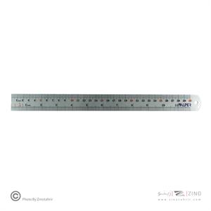 خط کش 30سانت ساده فلزی آلپر