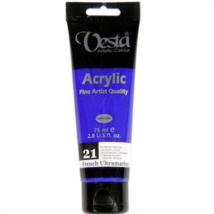 رنگ اکریلیک 75میل وستا کد21