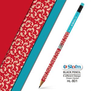 مدادمشکی(بدنه سه گوش)پاکن دار پاستلی استورم کد310311