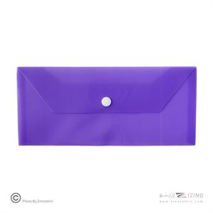 پاکت دکمه دار ملخی بنفش سوپربایند