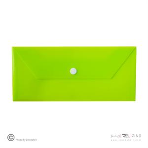 پاکت دکمه دار ملخی سبز سوپربایند