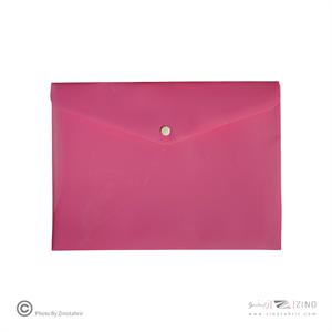 پاکت دکمه دار A4 صورتی لیام