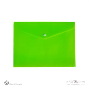 پاکت دکمه دار A4 سبز لیام