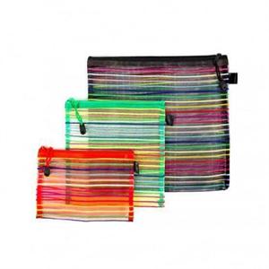 پاکت توری A4 زیپ دار رنگین کمانی پیداکس