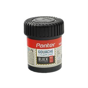 گواش30میل تک رنگ مشکی پنترکد802