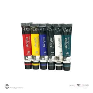 اکریلیک21میل بسته6رنگ وستا