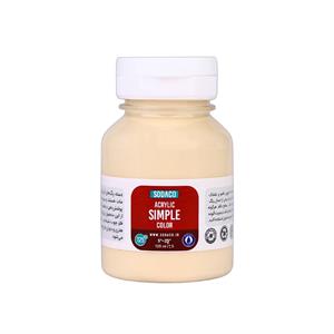 اکریلیک ساده125میل سوداکو  کرم کد02329