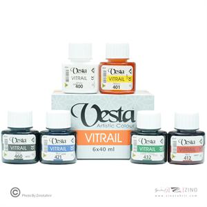 ویترای 6رنگ 40میل وستا