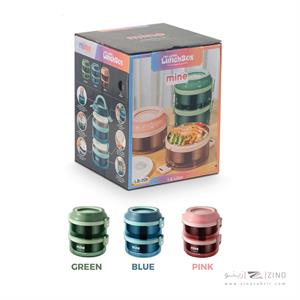 ظرف غذا استیل 2طبقه ماین کد206