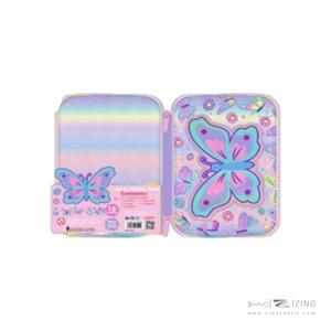 جامدادی تک زیپ هارد باکس وست  پروانه کدU2109A-7