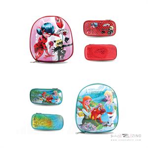 ست کوله پشتی قاب برجسته و جامدادی عرش کد274