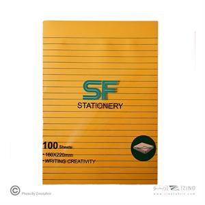 پست ایت100برگ160*220الوان خطدارفسفری اس اف کدSF-308