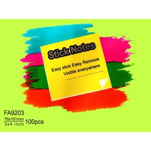 پست ایت100برگ76*101الوان اسکول فنز کد9203