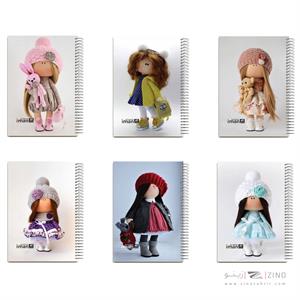 دفتر40برگ عروسکی ایمان کد0107 وزری سیمی