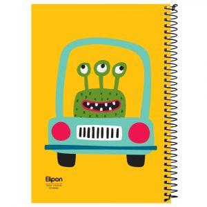 دفتر60برگ وزیری سیمی مجلدفانتزی الیپون کد227کارتن60عددی