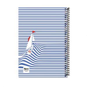 دفتر80برگ وزیری سیمی کلاسیک الیپون کد231کارتن 48عددی