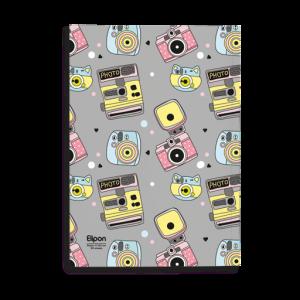 دفتر100برگ وزیری سیمی مجلدفانتزی الیپون کد241کارتن36عددی