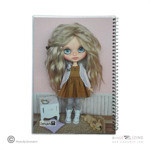 دفتر60برگ وزیری سیمی مجلد ایمان کد0309