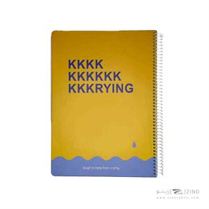 دفتر100برگ رحلی سیمی جلدسخت لانگو