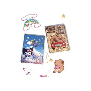 دفتر60برگ وزیری سیمی مجلد جوی الند کدJOY-VZ-60