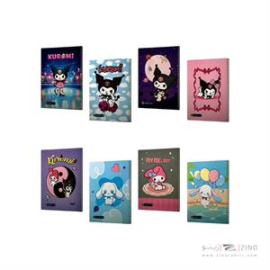 دفتر100برگ وزیری سیمی مجلد میکرو طرح فانتزی کد   c 37-62-63-64-65-66