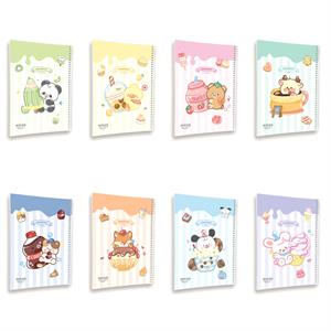 دفتر40برگ وزیری سیمی مجلد سریSummer پیتیکو کد371
