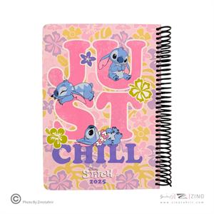 دفتر100برگ وزیری سیمی جلد سخت لانگو سری استیچ کدCH-870