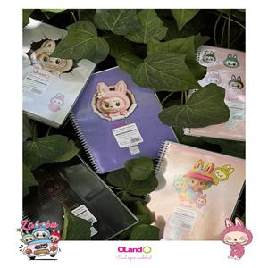 دفتر50برگ وزیری سیمی مجلد طرح لبوبو الند کدIBB-VZ-50