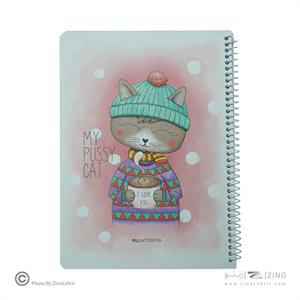 دفتر50برگ نقاشی وزیری سیمی پیل 