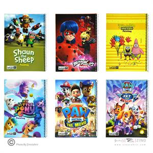 دفتر80برگ نقاشی کد8527ایمان