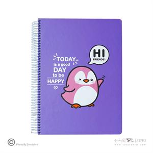 دفترنقاشی100برگ رحلی سیمی جلد سخت لانگو