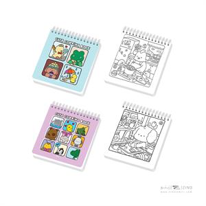 دفتر رنگ آمیزی30برگ14*14 سیمی کودکان آبرنگ کدA061