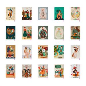 دفترطراحی رقعی100برگ 21*15 کاغذ نخودی جلدسخت مسترنوت کد465کارتن32عددی  