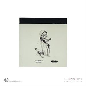 پد طراحی سایز10*10مقوا140گرم MEMO
