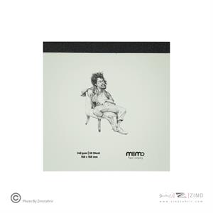 پد طراحی سایز15*15مقوا140گرم MEMO