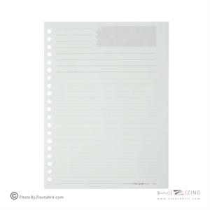یدک دفترکلاسوری20حلقه100برگ کاغذ100گرم برگ سری ونگوگ کد74414