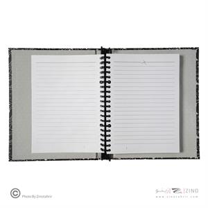 دفترکلاسوری 20حلقه 100برگ قفل پلاستیک جلدسخت سری راندو کد71501