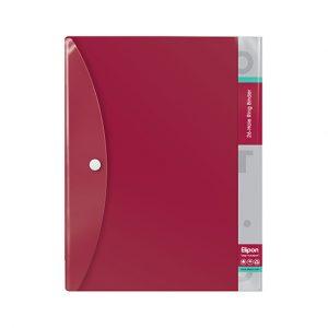 دفترکلاسوری 100برگ طلقی سوزنی الیپون کد286کارتن 12عددی