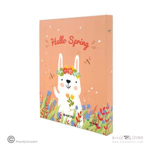 دفترکلاسوری26حلقه100برگ قفل پلاستیک میکرو سری جور