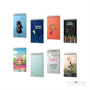 دفتریادداشت 21/5*12خبرنگاری  میکرو کدJ8