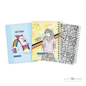 دفتریادداشت 80متوسط سیمی NS35257 گالینگورآوای تحریر جدید