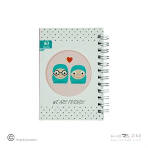 دفتریادداشت 12*8فنردوبل        برگ