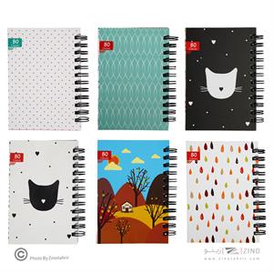 دفتریادداشت 12*8فنردوبل        برگ