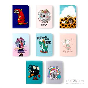 دفتریادداشت جیبی جلدسخت فانتزی دوریس  